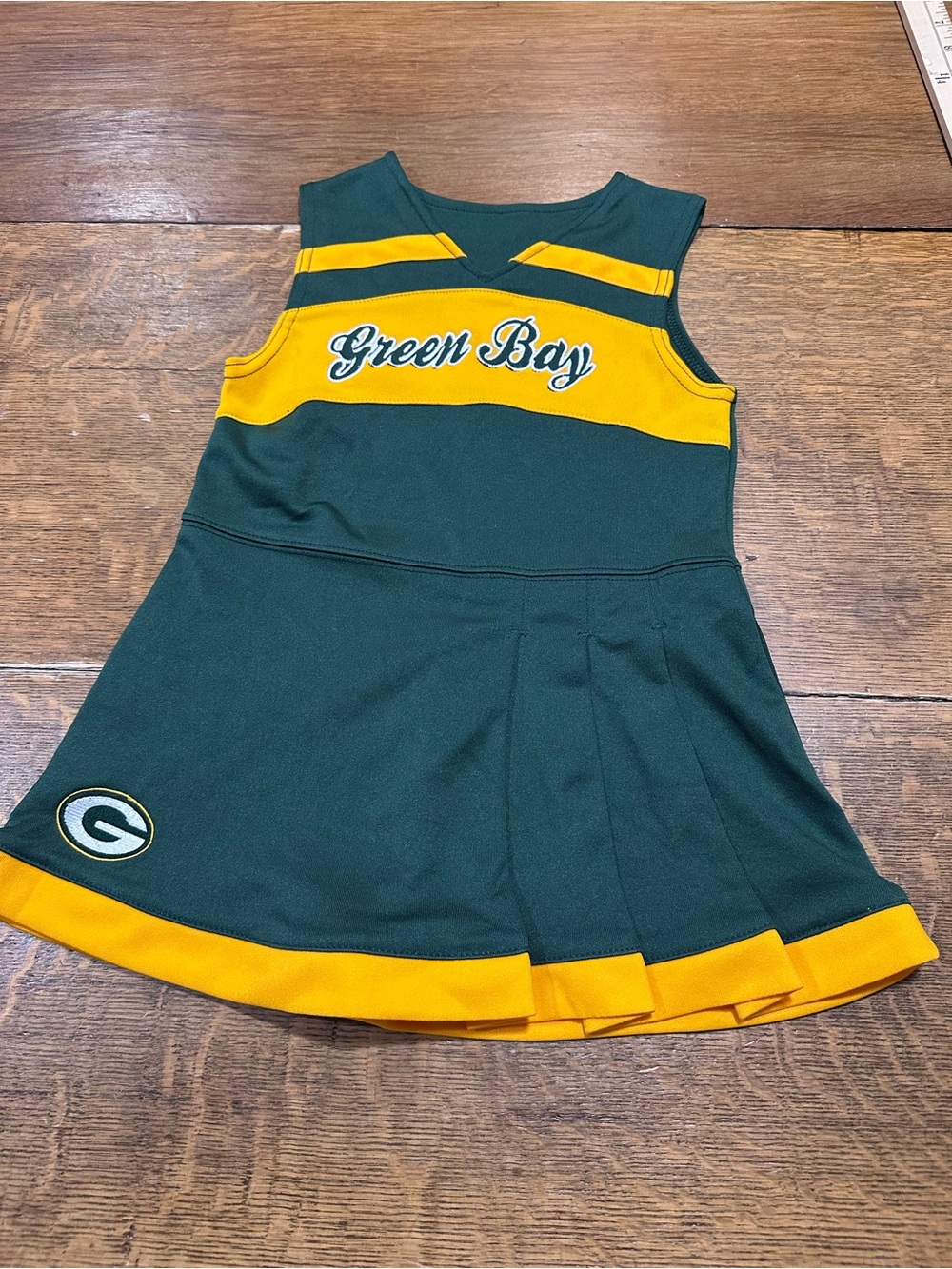 Green Bay Packers sz 4 T Cheer Dress